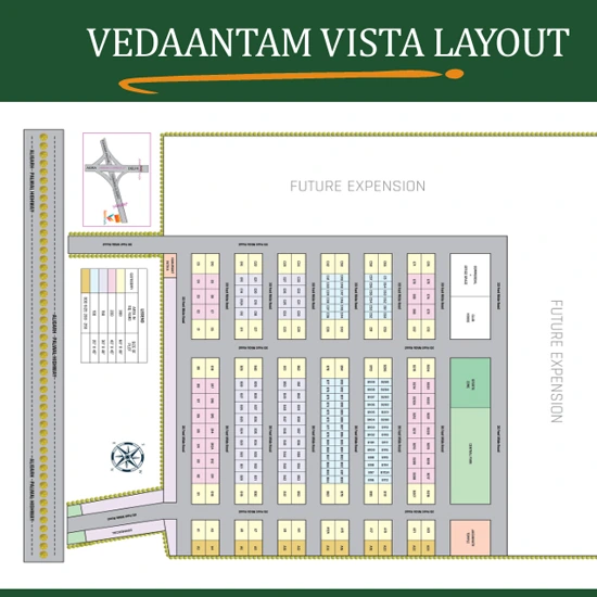 Vedaantam Vista site plan